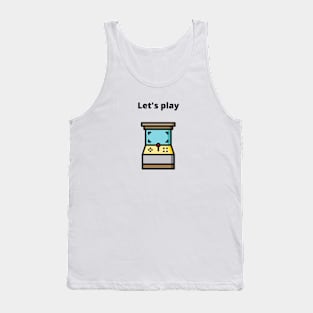 Let's play. Arcade machine. Tank Top